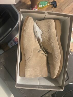 Franco Sarto: Suede Desert Boots in Tan